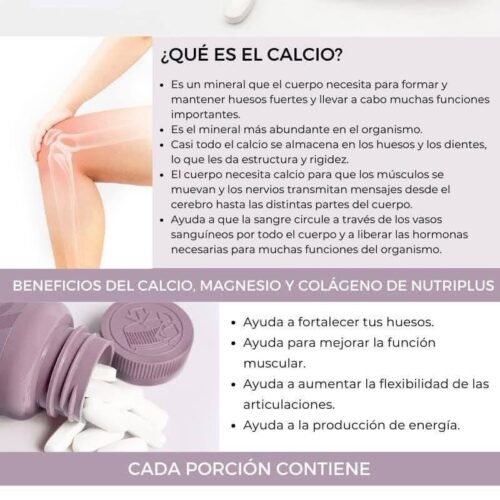 CALCIO,COLAGENO y MAGNESIO